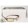 Image 1 : BOX OF METALLIC BROWN DESIGNER SUNGLASSES