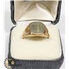 Image 1 : MENS 10KT GOLD RING