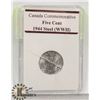 Image 1 : CANADIAN 1944 STEEL NICKEL