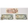 Image 1 : TWO CANADIAN 1972 $1 BILLS & ONE 1986 $2 BILLS