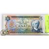Image 1 : 1972 CANADIAN $5 BILL SERIAL CU0738416 L/B
