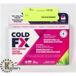 NEW 18 COUNT COLD FX DAILY SUPPORT CAPSULES