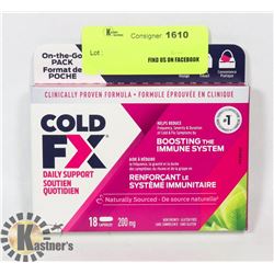 NEW 18 COUNT COLD FX DAILY SUPPORT CAPSULES