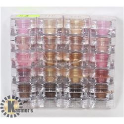 FOUR STACKS OF FIVE ASSORTED MICABELLA SHIMMER