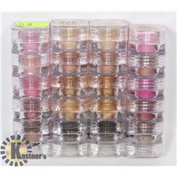 FOUR STACKS OF FIVE ASSORTED MICABELLA SHIMMER