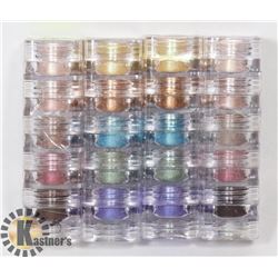 FOUR STACKS OF FIVE ASSORTED MICABELLA SHIMMER