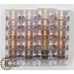 FOUR STACKS OF FIVE ASSORTED MICABELLA SHIMMER