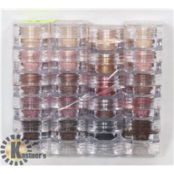 FOUR STACKS OF FIVE ASSORTED MICABELLA SHIMMER