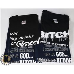 PACK OF ASSORTED T-SHIRTS CONTAINING 4PCS