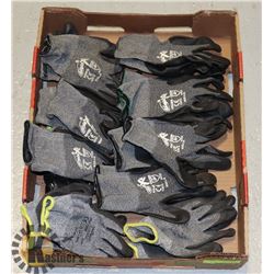 FLAT OF ASSORTED WORK GLOVES