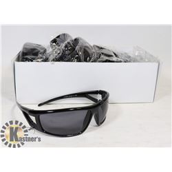 BOX OF BLACK DESIGNER SUNGLASSES