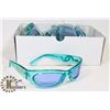 Image 1 : BOX OF CHANEL STYLED TEAL SUNGLASSES