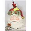 Image 1 : SANTA HEAD SHAPE COOKIE JAR