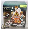 Image 1 : LIGHTED "TOY SHOP" GINGERBREAD HOUSE