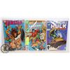 Image 1 : HAWKMAN # 20 JLA # 40 HULK # 331 COMICS