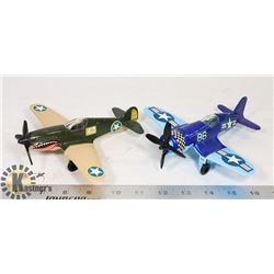 2 VINTAGE TOOTSIE TOYS AIRPLANES