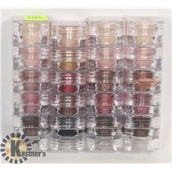 FOUR STACKS OF FIVE ASSORTED MICABELLA SHIMMER