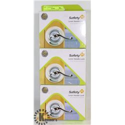 3 NEW SAFETY FIRST LEVER HANDLE LOCKS
