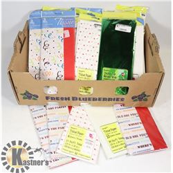 LOT OF GIFT WRAP TISSUE & METALLIC PAPER WRAP