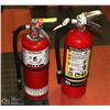 Image 1 : LOT OF 2 X 5LBS  CHARGED FIRE EXTINGUISHERS