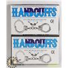 Image 1 : TWO HANDCUFFS WITH KEYS