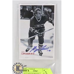 GUY LAFLEUR MONTREAL CANADIENS POSTCARD.