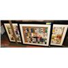 Image 1 : 3 VINTAGE MATCH COLLECTIONS FRAMED