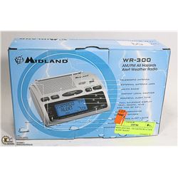 MIDLAND WR - 300 AM/FM WEATHER ALERT RADIO