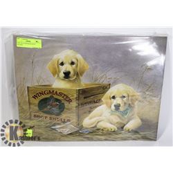 NEW TIN LITHOGRAPH WITH GOLDEN