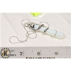 OPALITE OPAL SNAKE WRAPPED CHAKRA PENDANT