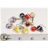 Image 1 : 5 PAIRS OF MURANO GLASS EARRINGS
