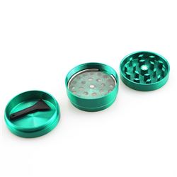 GREEN HERBS, TOBACCO AND SPICE GRINDER ZINC ALLOY