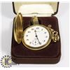 Image 1 : MEN'S SWISS-MADE GOLD POCKET WATCH LEBERNCO - 17