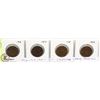 Image 1 : 1916-1919- CANADIAN LARGE PENNIES- SET OF 4