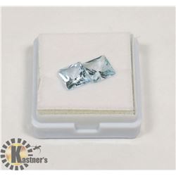 #46-SKY BLUE TOPAZ GEMSTONE SQUARE 3.5ct