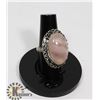 Image 1 : #115-ROSE QUARTZ RING SIZE 7.5