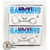 Image 1 : TWO HANDCUFFS WITH KEYS