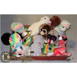 LARGE FLAT OF NEW TY TOYS