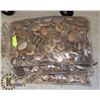 Image 1 : 4 BAGS OF ASSORTED ENGRAVED POLISHED STONES.