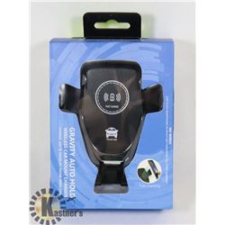 NEW GRAVITY AUTO HOLD WIRELESS CHARGER, AUTO