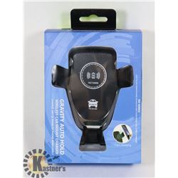 NEW GRAVITY AUTO HOLD WIRELESS CHARGER, AUTO