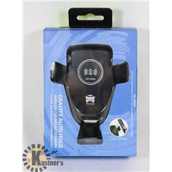 NEW GRAVITY AUTO HOLD WIRELESS CHARGER, AUTO