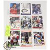 Image 1 : AUTOGRAPHED HOCKEY CARDS 9 CARD SHEET - HUDDY;