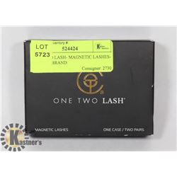 ONE TWO LASH- MAGNETIC LASHES- 2 PAIRS- BRAND