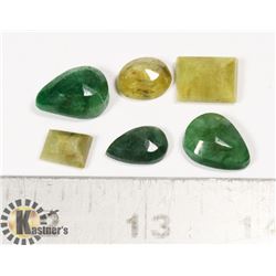 #165-EMERALD/ YELLOW SAPPHIRE 51.55ct
