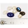 Image 1 : #155-LAPIZ LAZULI/LABRADORITE/FRESH WATER PEARL