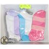 Image 1 : 3PK LADIES ANKLE SOCKS