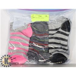 3PK LADIES ANKLE SOCKS