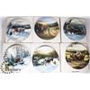 Image 1 : LOT OF 6 HORSE THEME COLLECTOR PLATES