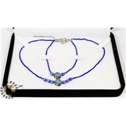 DOLPHIN THEMED NECKLACE AND BRACELET SET